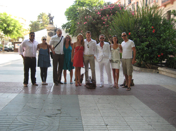 Groep vrienden